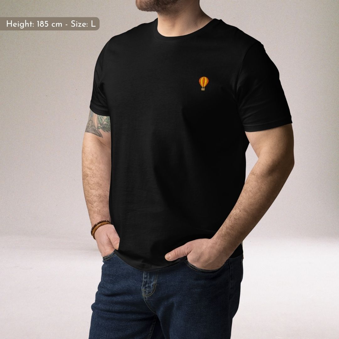 Air Balloon | Regular Unisex T-shirt | Embroidered