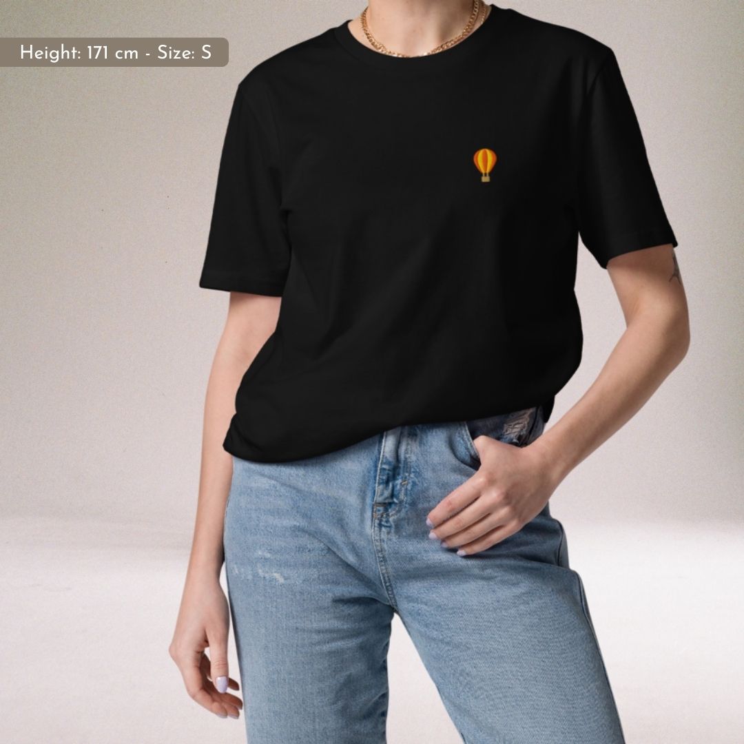 Air Balloon | Regular Unisex T-shirt | Embroidered