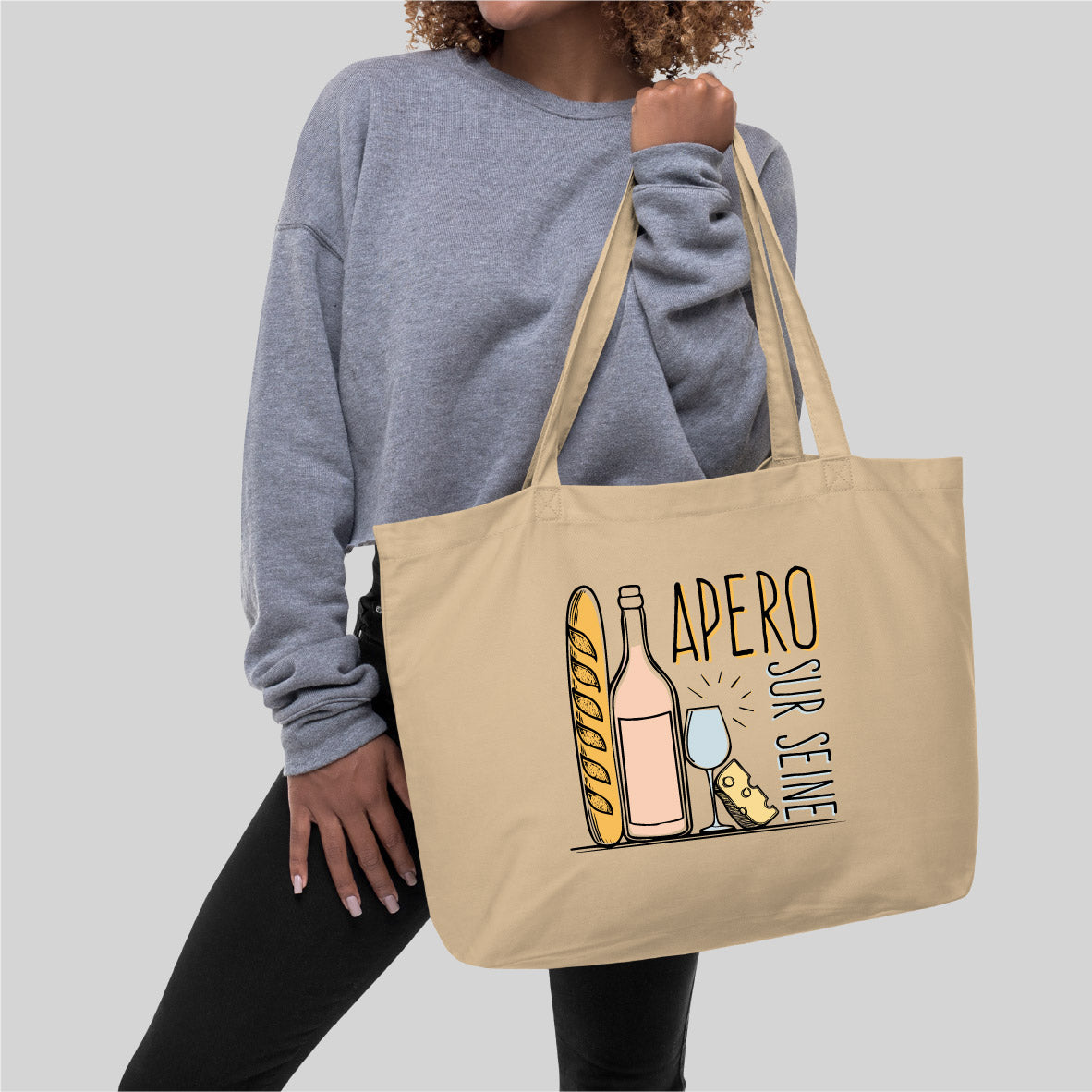 Tote "Apero Sur Seine"