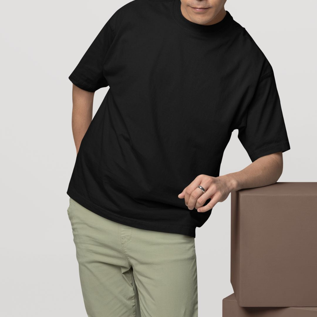 Mukhtalef | Boxy Men T-shirt | Printed