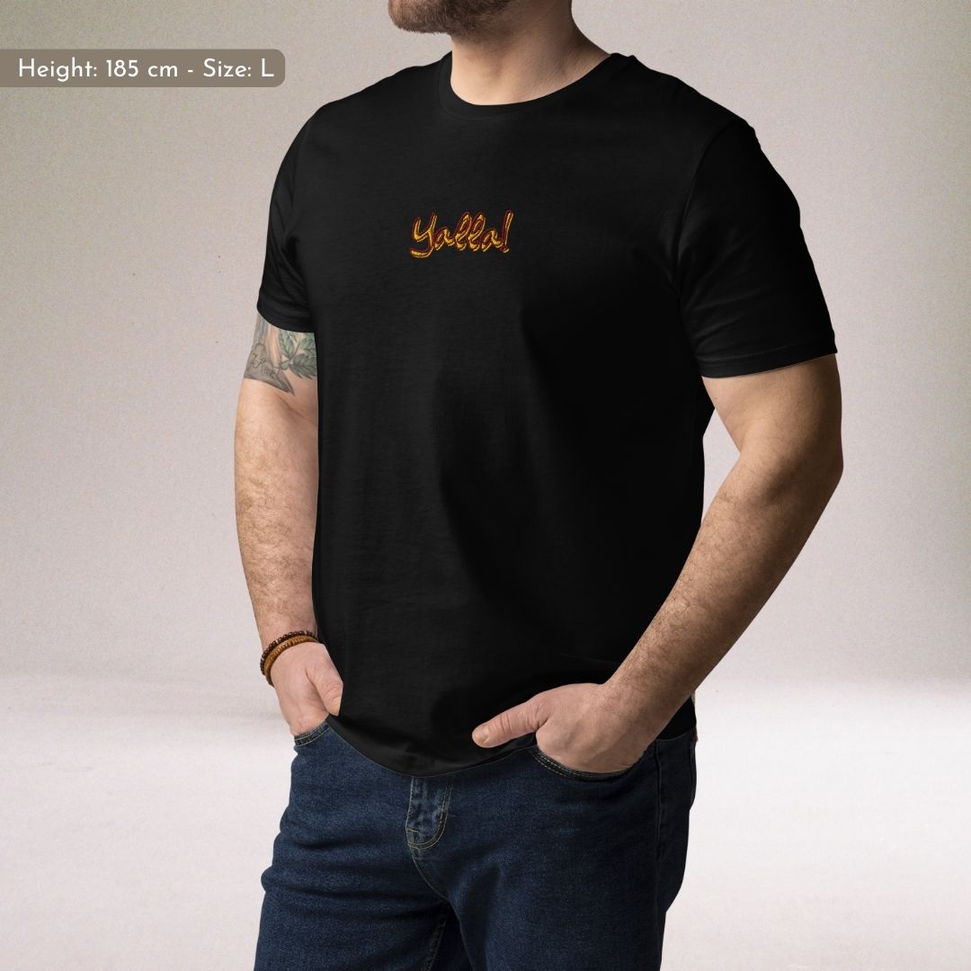 Yalla! | Regular Unisex T-shirt | Embroidered