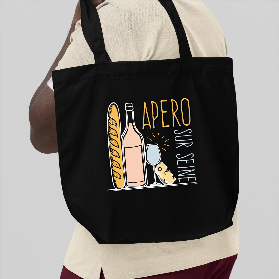 Tote "Apero Sur Seine"
