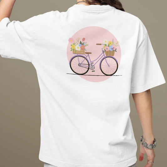 Bicycle | Boxy Women T-shirt | Printed