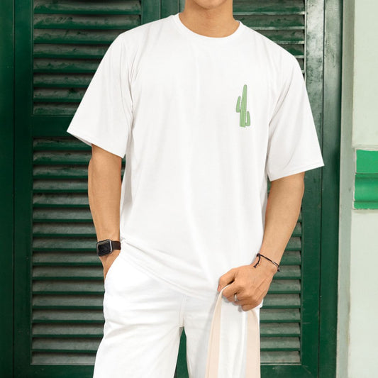 Cactus | Boxy Men T-shirt | Printed