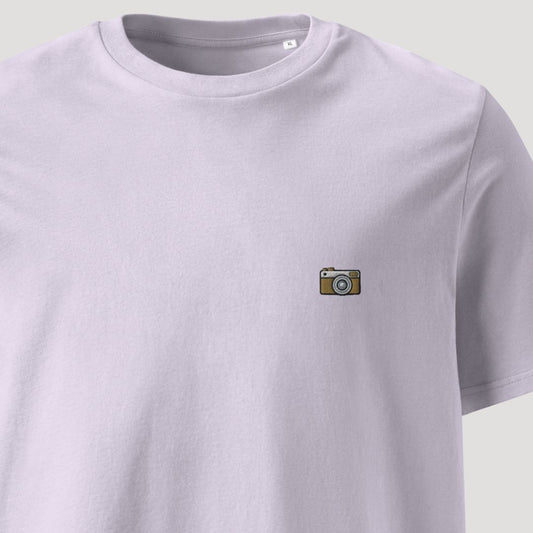 Camera |  Regular Unisex T-shirt | Embroidered