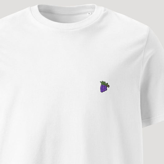 Grape | Regular Unisex T-shirt | Embroidered
