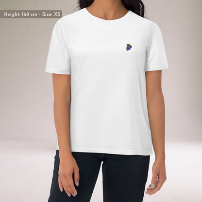 Grape | Regular Unisex T-shirt | Embroidered