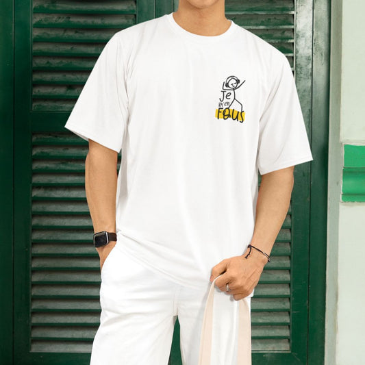 Je M'en Fous | Boxy Men T-shirt | Printed