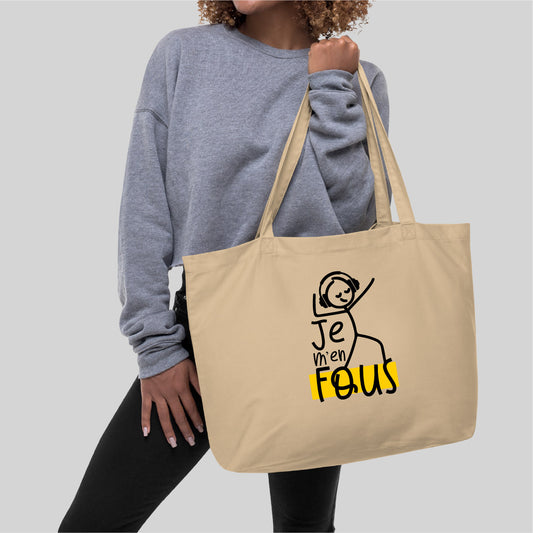 Totebag "Je M'en Fous"