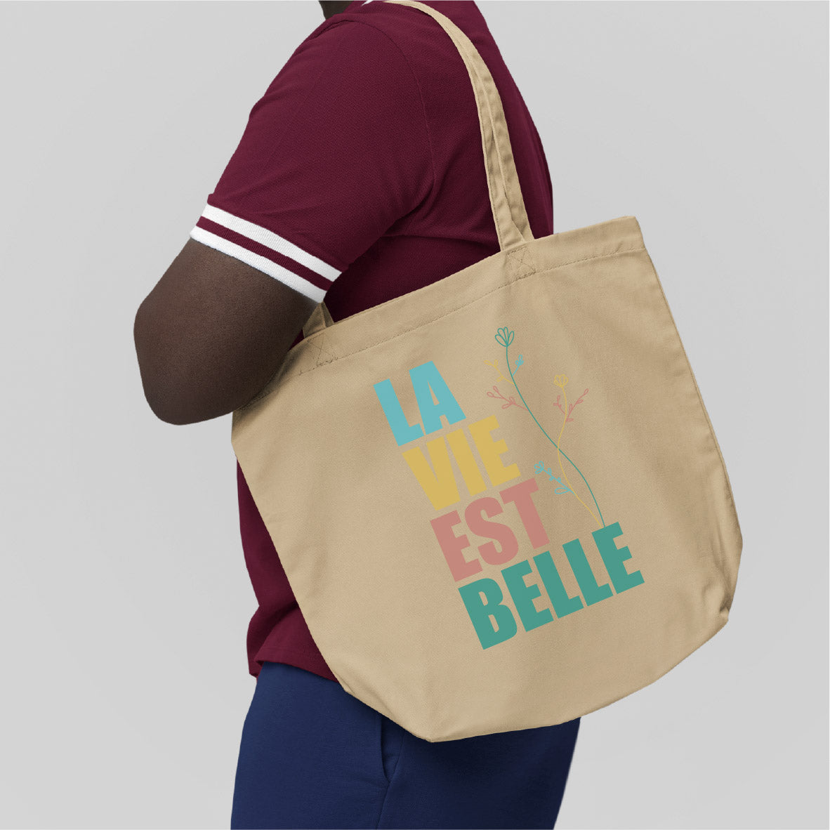 Totebag "La Vie Est Belle"