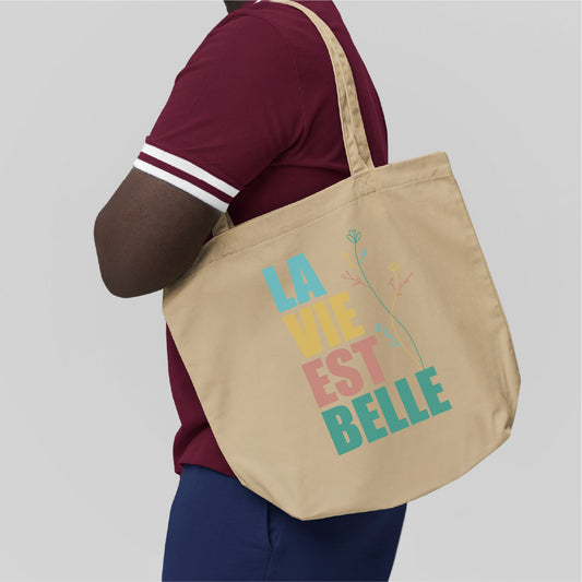 Totebag "La Vie Est Belle"