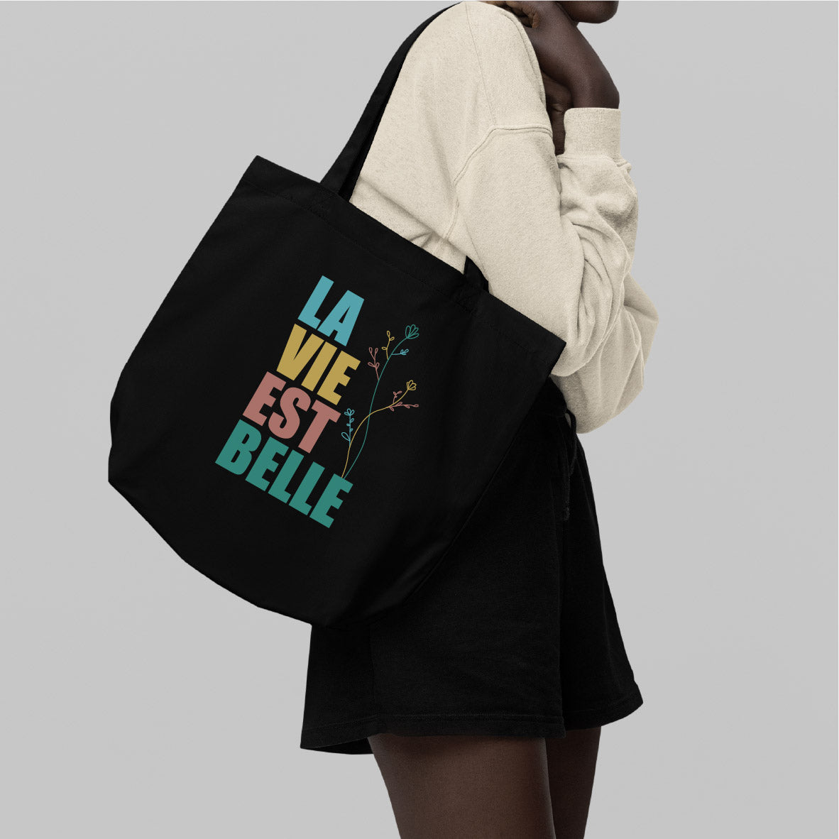 Totebag "La Vie Est Belle"