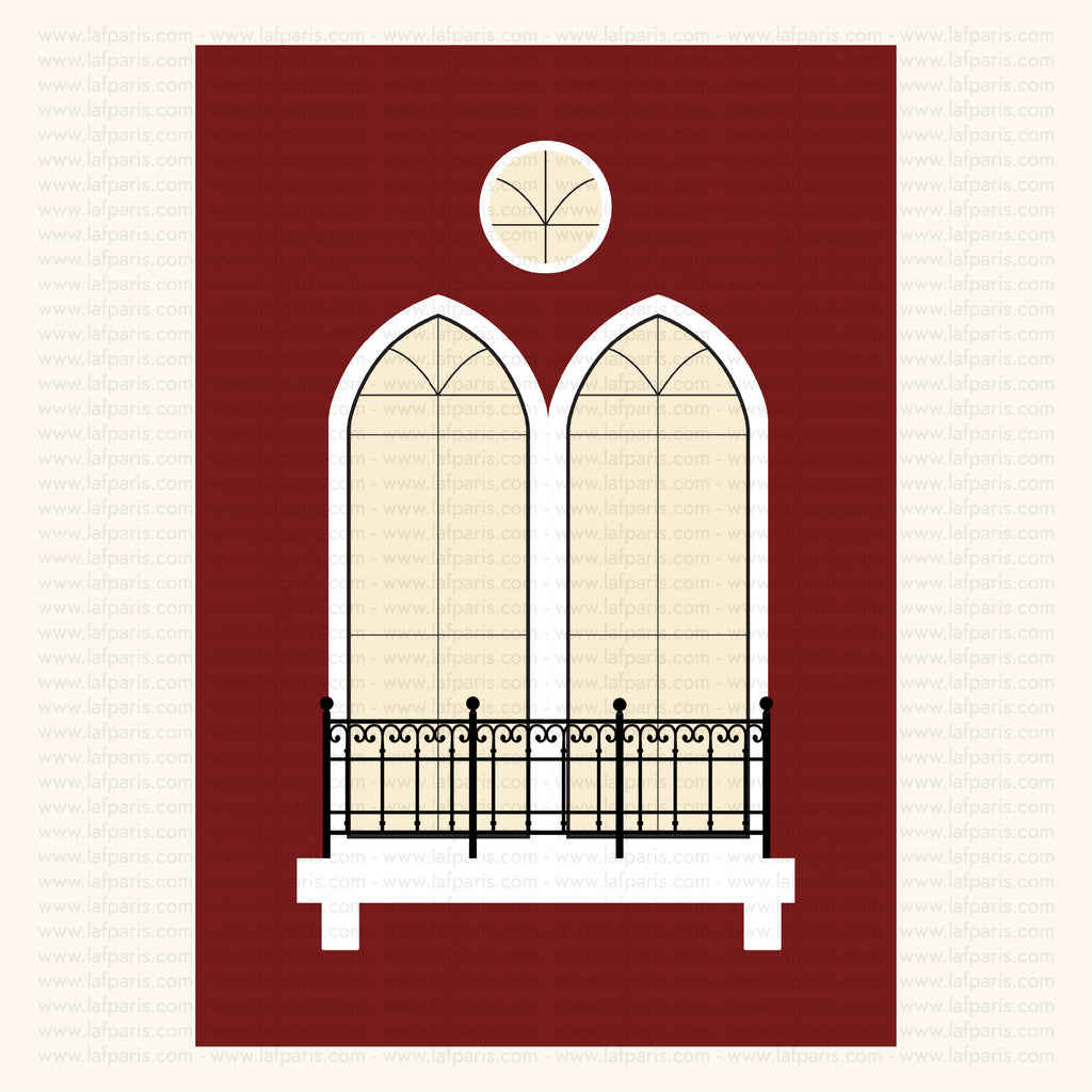 Lebanese Balcony Poster